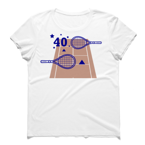 40-0 dan kazanırım dersen tasarım tshirtler tennis istanbul mağazasında