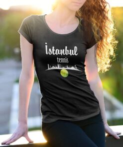 Tüm sporculara özel tasarım tshirt tennis istanbul mağazasında