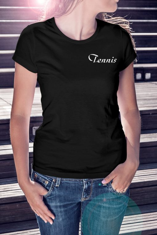 Tennis Istanbul mağaza kadın siyah T-shirt