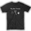 Best Friend, en iyi arkadaş siyah özel tasarım T-shirt Tennis Istanbul mağazamızda