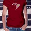 Tennis Istanbul mağazasında tenis t-shirt! Wanna Play some tennis. Tenis Bordo kadın T-shirt