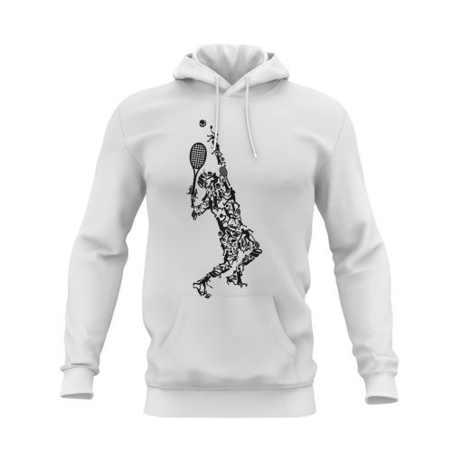 beyaz-tenis-kapişonlu-sweatshirt