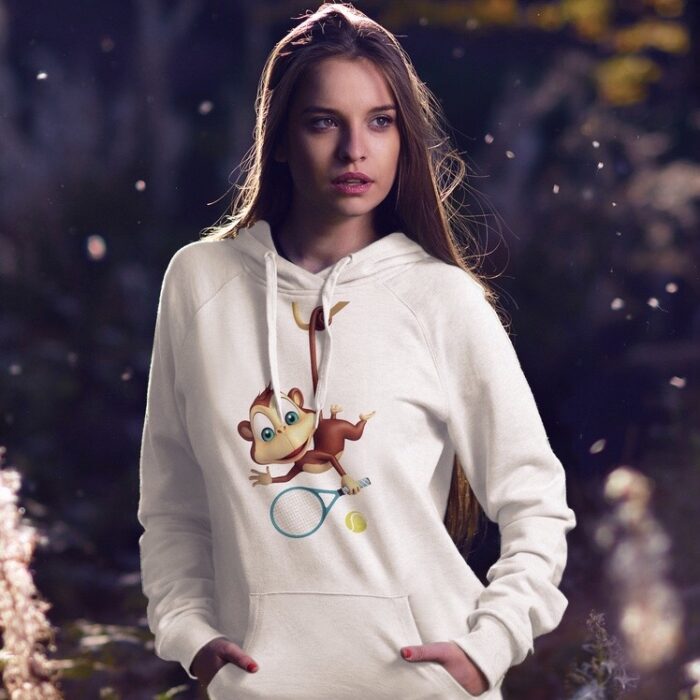 Beyaz-Kadın-Sweatshirt